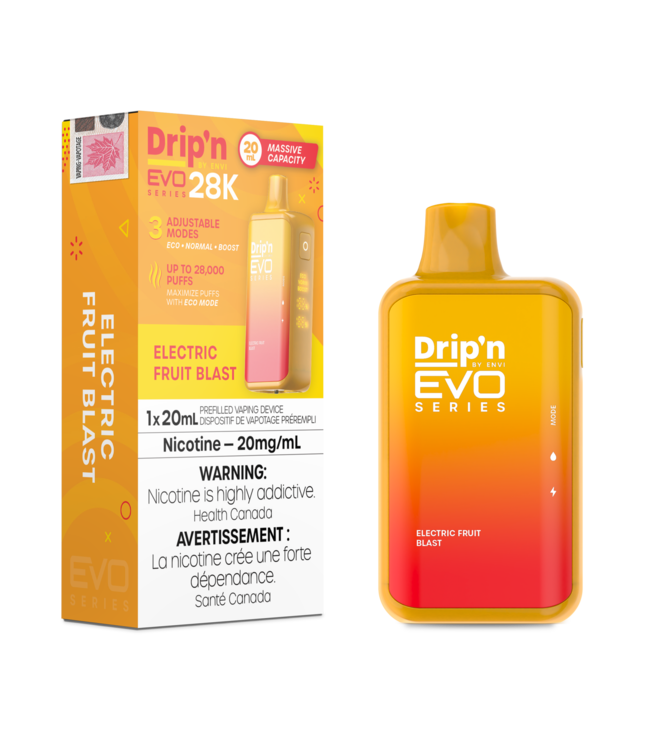 DRIP'N EVO 28K Disposable 20ml Electric Fruit Blast (ONTARIO)