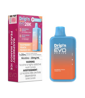 DRIP'N EVO 28K Raspberry Peach Mango Ice (ONTARIO)