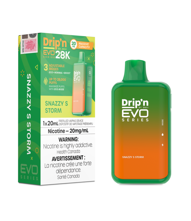 DRIP'N EVO 28K Disposable 20ml Snazzy S Storm (ONTARIO)