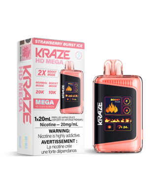 KRAZE HD MEGA 20K Strawberry Burst Ice (ONTARIO)
