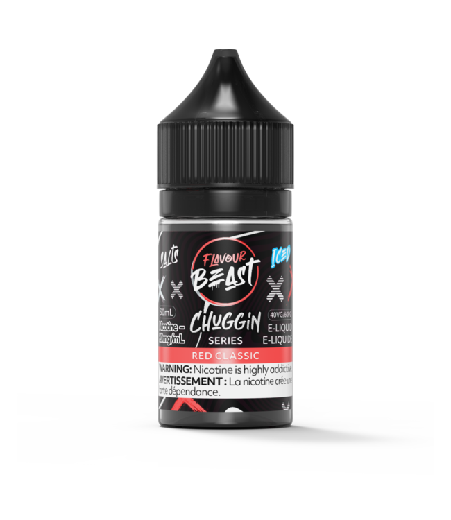 FLAVOUR BEAST SALT 30ml Chuggin' Series - Red Classic (ONTARIO)