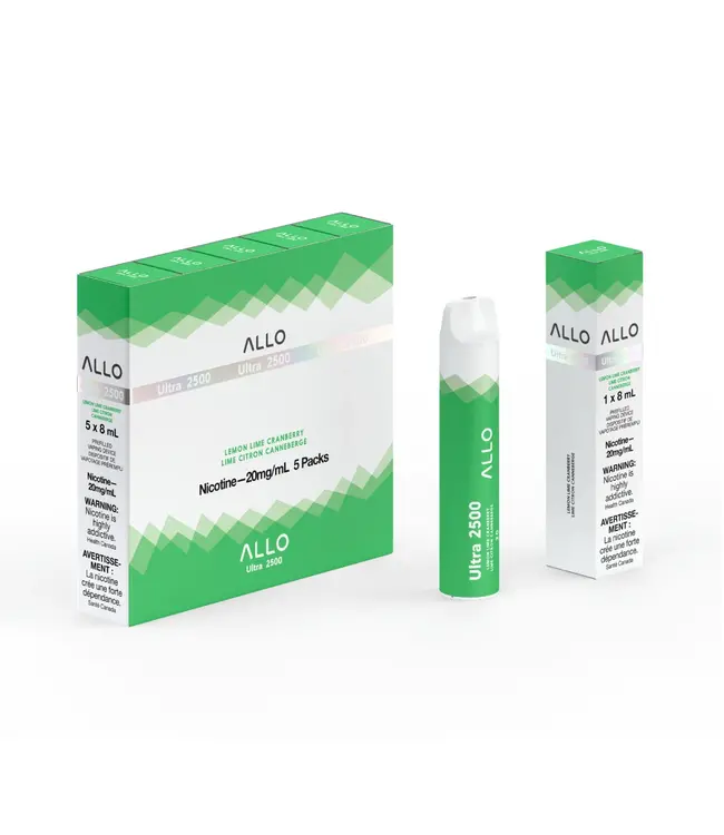 ALLO 2500 Disposable 8ml Lemon Lime Cranberry (ONTARIO)