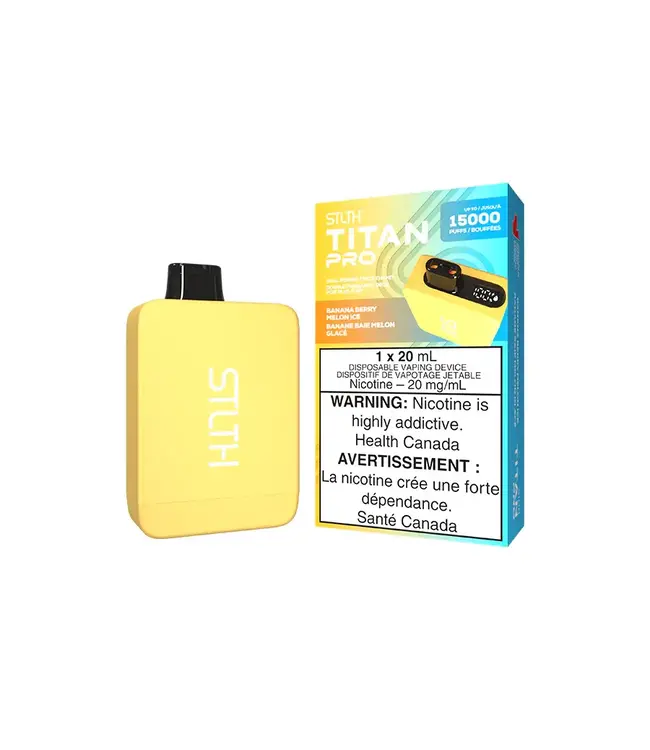 STLTH TITAN PRO 15,000 Puff Disposable (single) Banana Berry Melon Ice (ONTARIO)