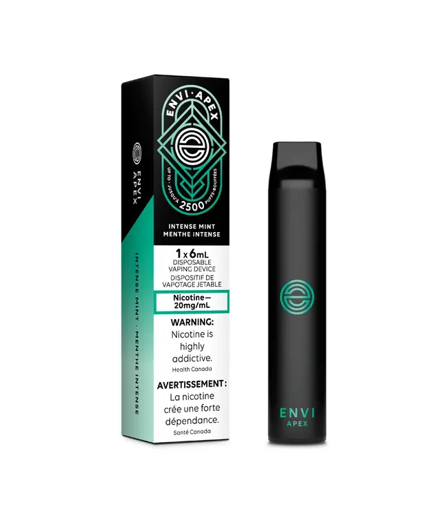 ENVI APEX 2500 Disposable 6ml Intense Mint (ONTARIO)