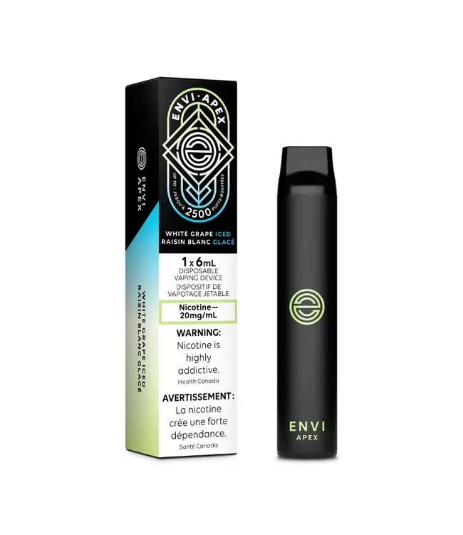 ENVI APEX 2500 Disposable 6ml White Grape Iced (ONTARIO)