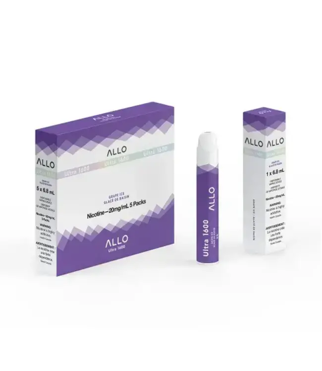 ALLO 1600 Disposable 6ml Grape Ice (ONTARIO)