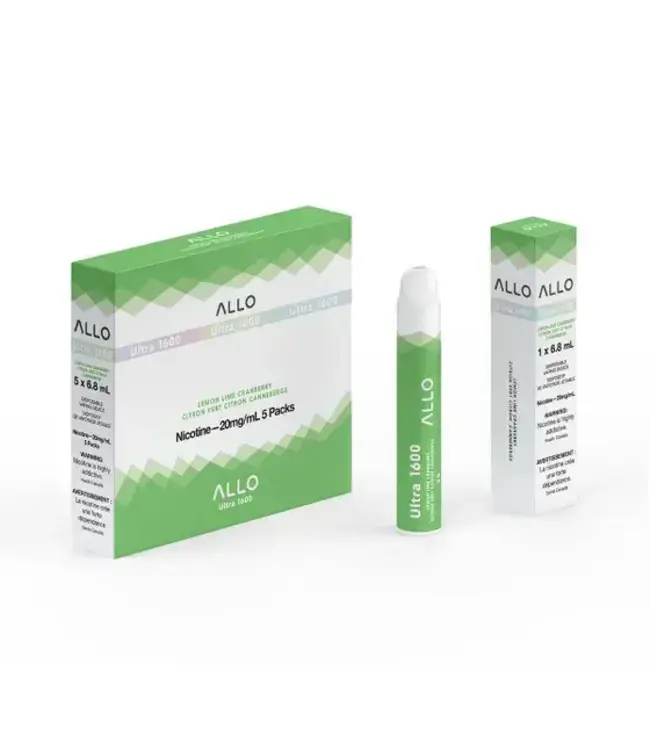 ALLO 1600 Disposable 6ml Lemon Lime Cranberry (ONTARIO)