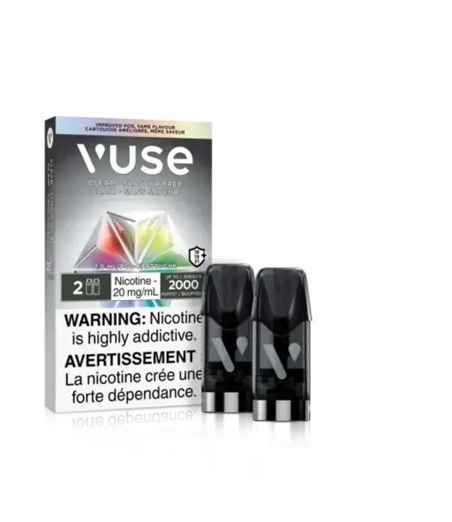 VUSE PODS (2x2ml) Clear (ONTARIO)