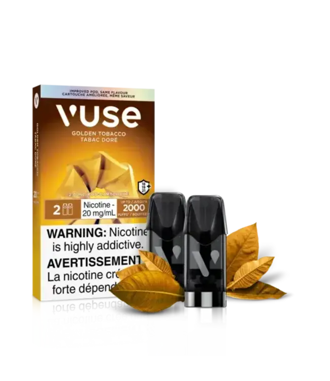 VUSE PODS (2x2ml) Golden Tobacco (ONTARIO)