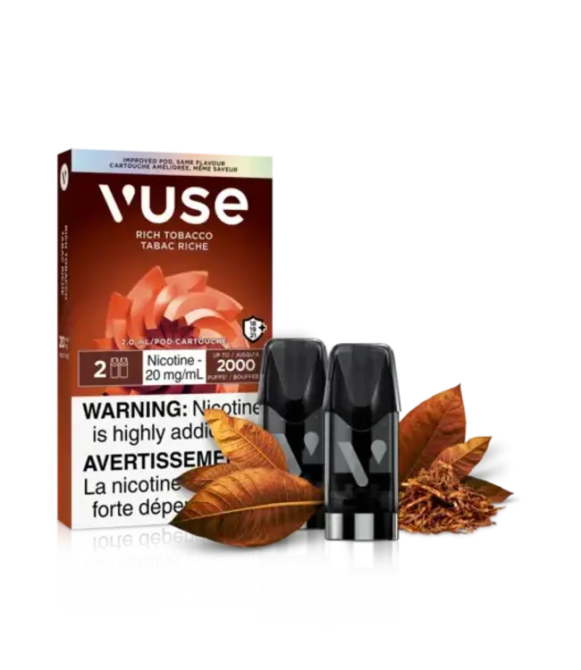 VUSE PODS (2x2ml) Rich Tobacco (ONTARIO)