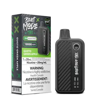 FLAVOUR BEAST MODE MAX 18K Gusto Green Apple (ONTARIO)