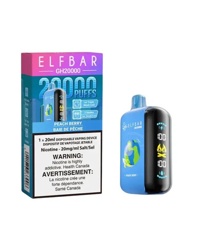 ELF BAR 20K Disposable 20ml Peach Berry (ONTARIO)