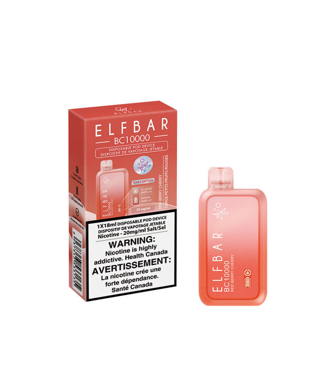 ELF BAR 10K Disposable 18ml Red Berry Cherry (ONTARIO)
