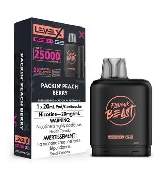 LEVEL X BOOST - FLAVOUR BEAST Packin' Peach Berry (ONTARIO)