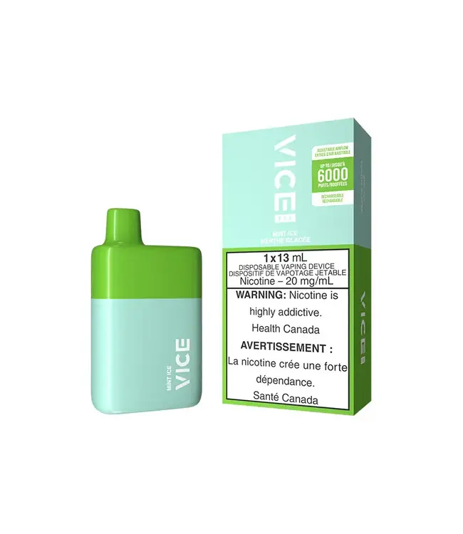 VICE BOX 6000 Disposable 13ml Mint Ice (ONTARIO)