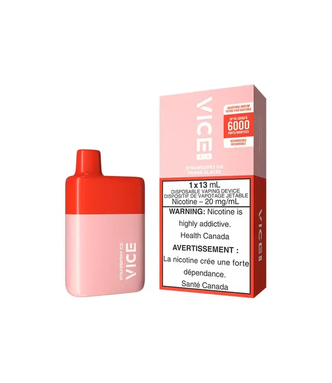 VICE BOX 6000 Disposable 13ml Strawberry Ice (ONTARIO)