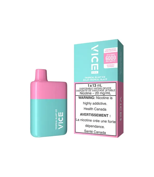 VICE BOX 6000 Disposable 13ml Tropical Blast Ice (ONTARIO)
