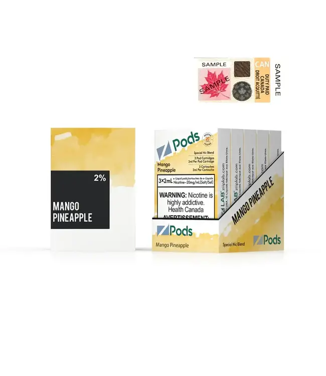 ZPods (3pk) Mango Pineapple (ONTARIO)