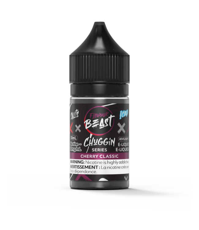 FLAVOUR BEAST SALT 30ml Flavour Beast Chuggin' Series Salt - Cherry Classic Iced (ONTARIO)