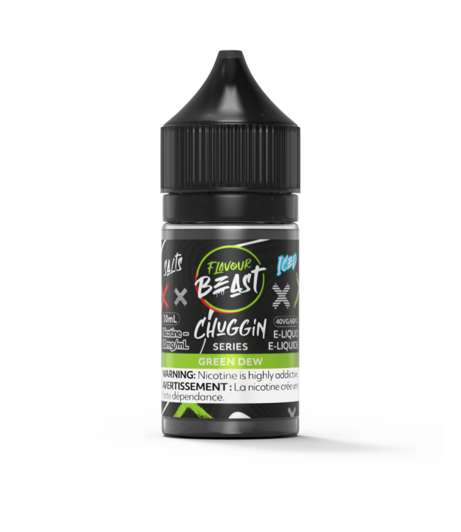 FLAVOUR BEAST SALT 30ml Flavour Beast Chuggin' Series Salt - Green Dew Iced (ONTARIO)