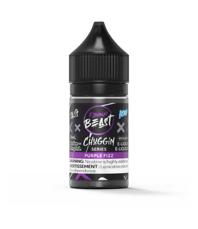 FLAVOUR BEAST SALT 30ml Flavour Beast Chuggin' Series Salt - Purple Fizz Iced (ONTARIO)