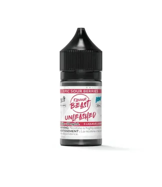 FLAVOUR BEAST SALT 30ml Flavour Beast Unleashed Series Salt - Epic Sour Berries Iced (ONTARIO)