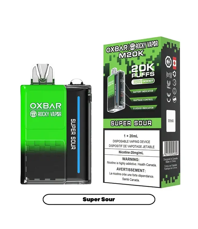 OXBAR 20K Disposable 20ml Super Sour (ONTARIO)