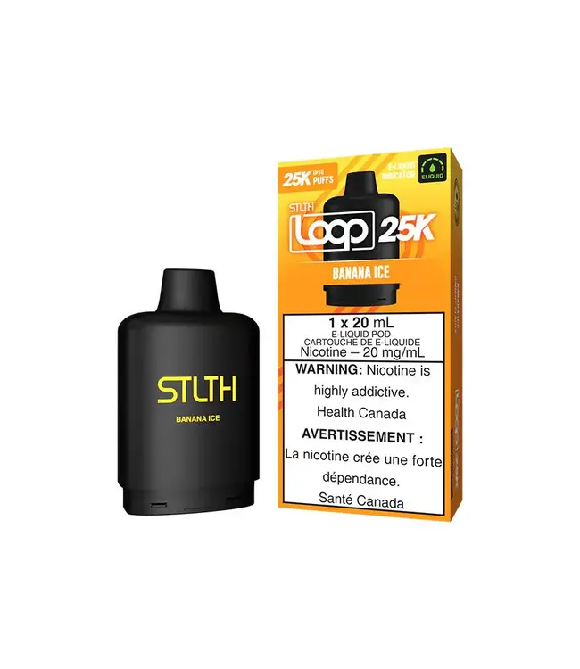 STLTH LOOP 25K (1pk) 20ml Pod - Banana Ice (ONTARIO)