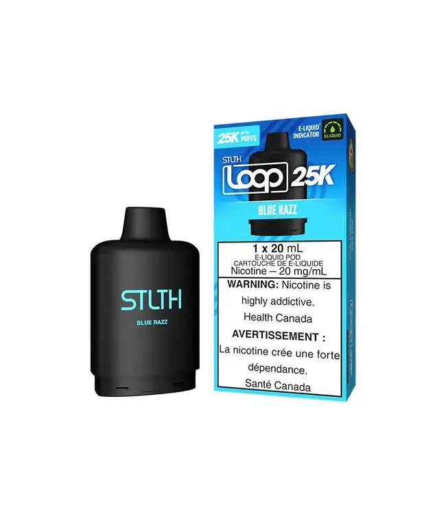 STLTH LOOP 25K (1pk) 20ml Pod - Blue Razz (ONTARIO)