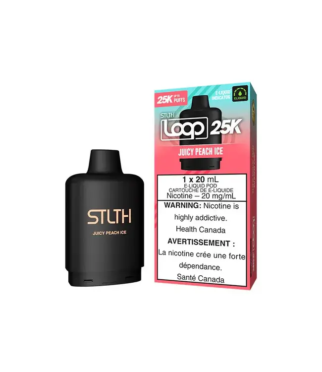 STLTH LOOP 25K (1pk) 20ml Pod - Juicy Peach Ice (ONTARIO)