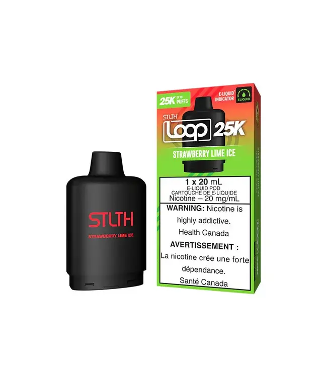 STLTH LOOP 25K (1pk) 20ml Pod - Strawberry Lime Ice (ONTARIO)
