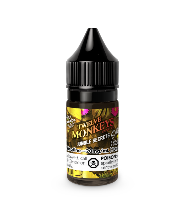 Twelve Monkeys Salt 30ml Twelve Monkeys Salt - Jungle Secrets (ONTARIO)
