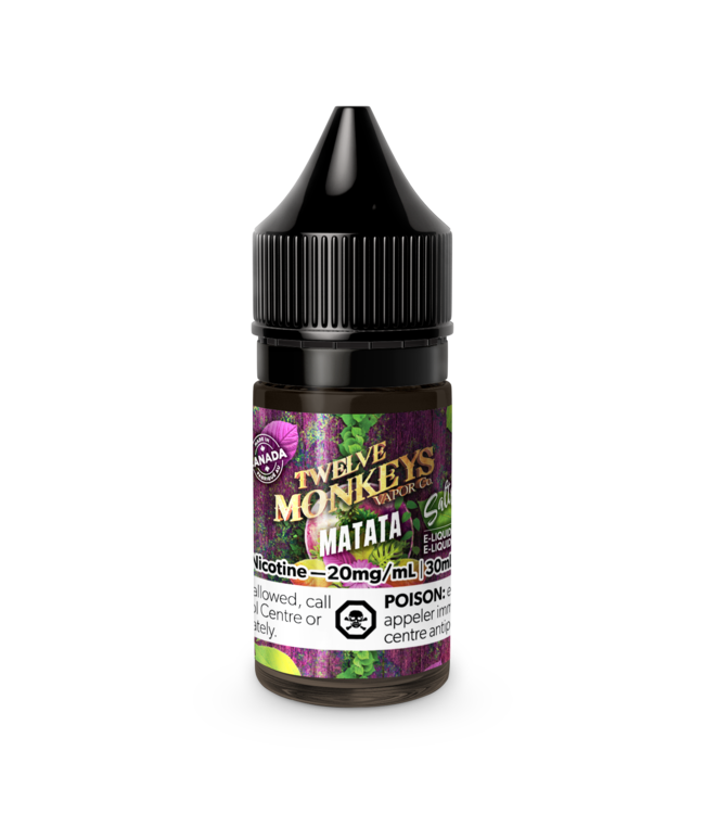 Twelve Monkeys 30ml Twelve Monkeys Salt - Matata (ONTARIO)
