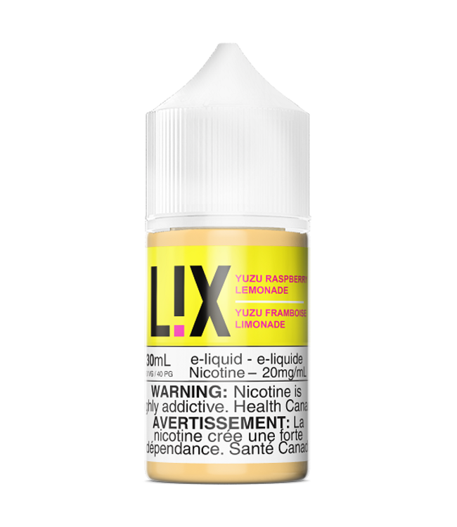 L!X Salt 30ml - Yuzu Raspberry Lemon (ONTARIO)
