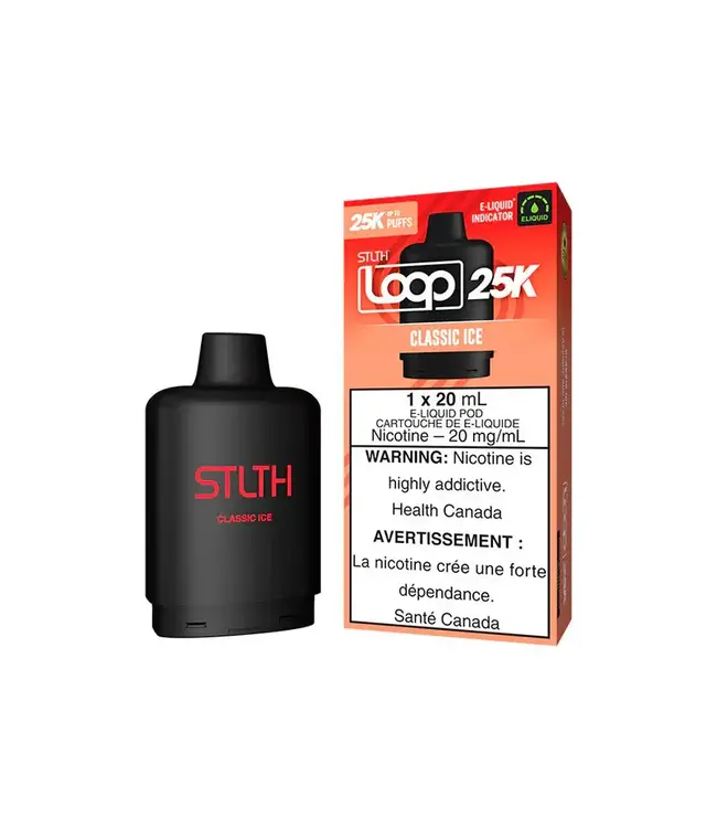 STLTH LOOP 25K (1pk) 20ml Pod - Classic Ice (ONTARIO)