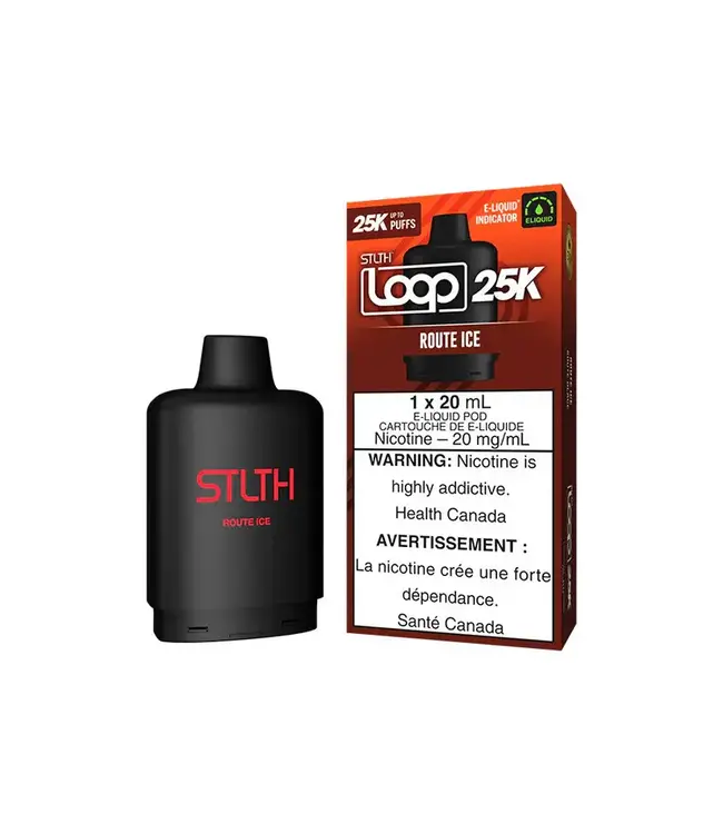 STLTH LOOP 25K (1pk) 20ml Pod - Route Ice (ONTARIO)