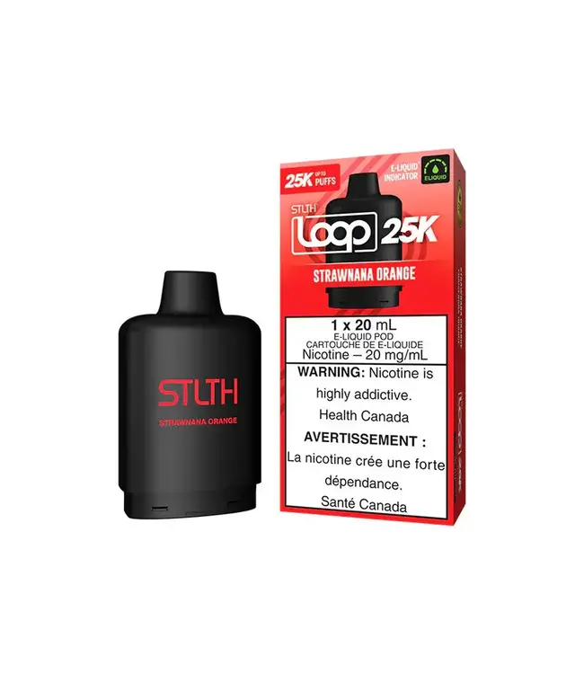 STLTH LOOP 25K (1pk) 20ml Pod - Strawnana Orange (ONTARIO)