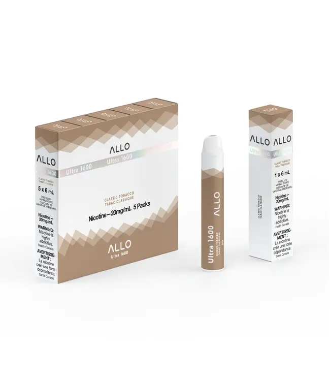 ALLO 1600 Disposable 6ml Classic Tobacco (ONTARIO)