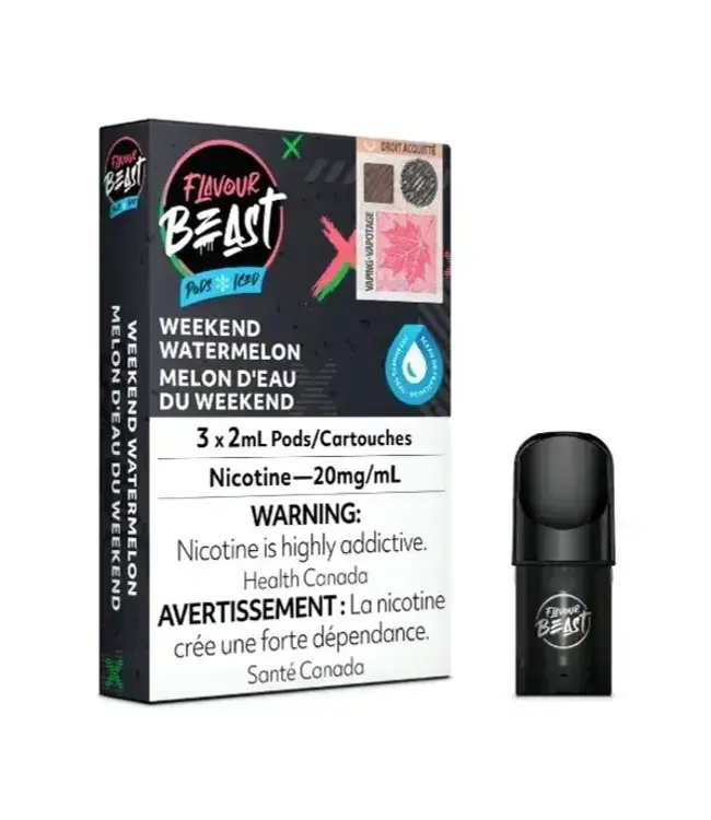 Flavour Beast Pods (3pk) Weekend Watermelon (Iced) (ONTARIO)