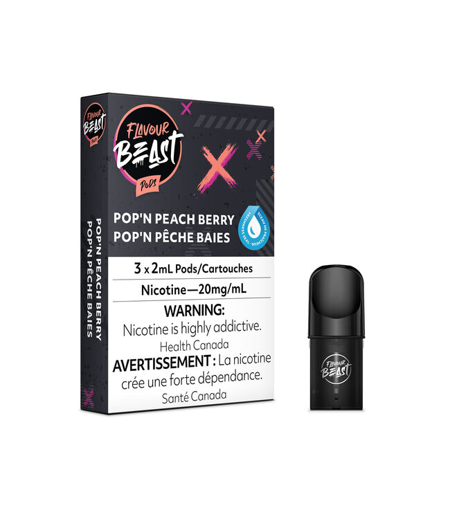 Flavour Beast Pods (3pk) Packin' Peach Berry (ONTARIO)