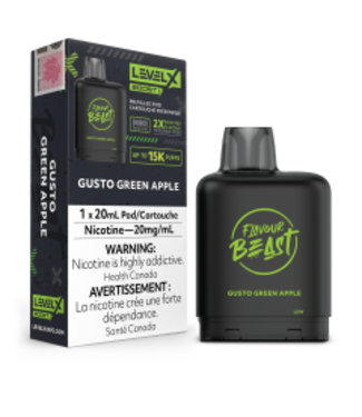 LEVEL X BOOST - FLAVOUR BEAST Gusto Green Apple (ONTARIO)