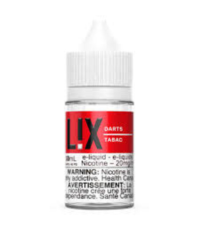 L!X Salt 30ml L!X Salt - Darts (ONTARIO)