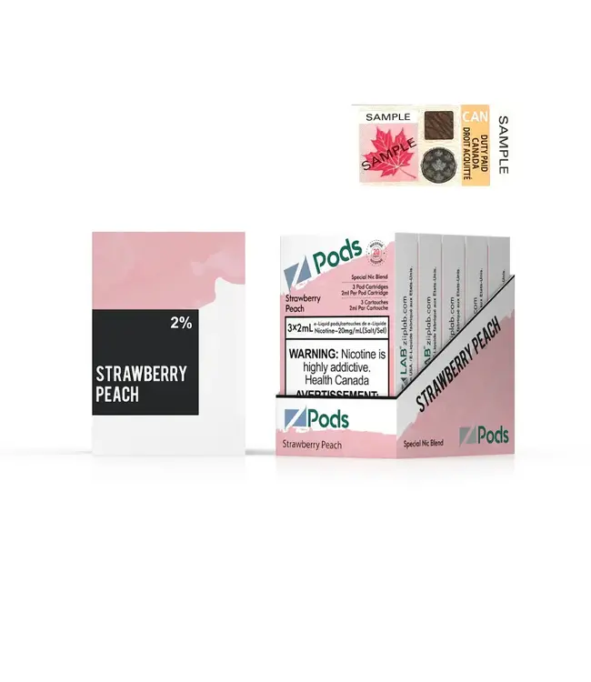 ZPods (3pk) Strawberry Peach(ONTARIO)