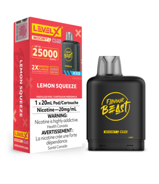 LEVEL X BOOST - FLAVOUR BEAST Lemon Squeeze Iced (ONTARIO)