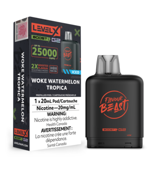 LEVEL X BOOST - FLAVOUR BEAST Woke Watermelon Tropica Iced (ONTARIO)