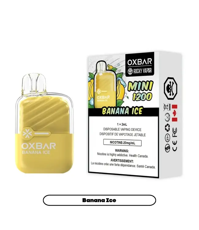 OXBAR MINI 1200 Disposable 2ml Banana Ice (ONTARIO)