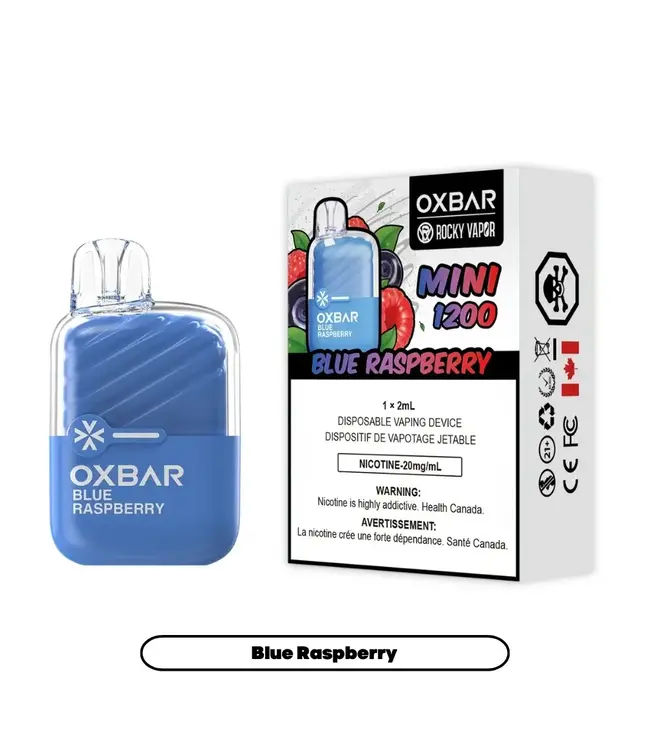 OXBAR MINI 1200 Disposable 2ml Blue Raspberry (ONTARIO)