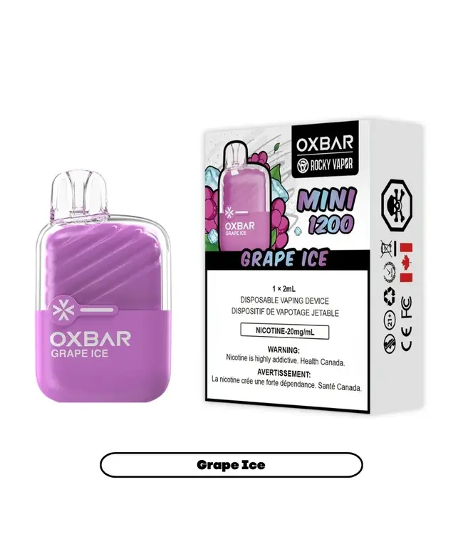 OXBAR MINI 1200 Disposable 2ml Grape Ice (ONTARIO)