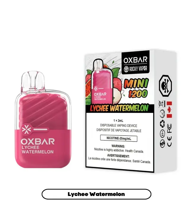 OXBAR MINI 1200 Disposable 2ml Lychee Watermelon (ONTARIO)