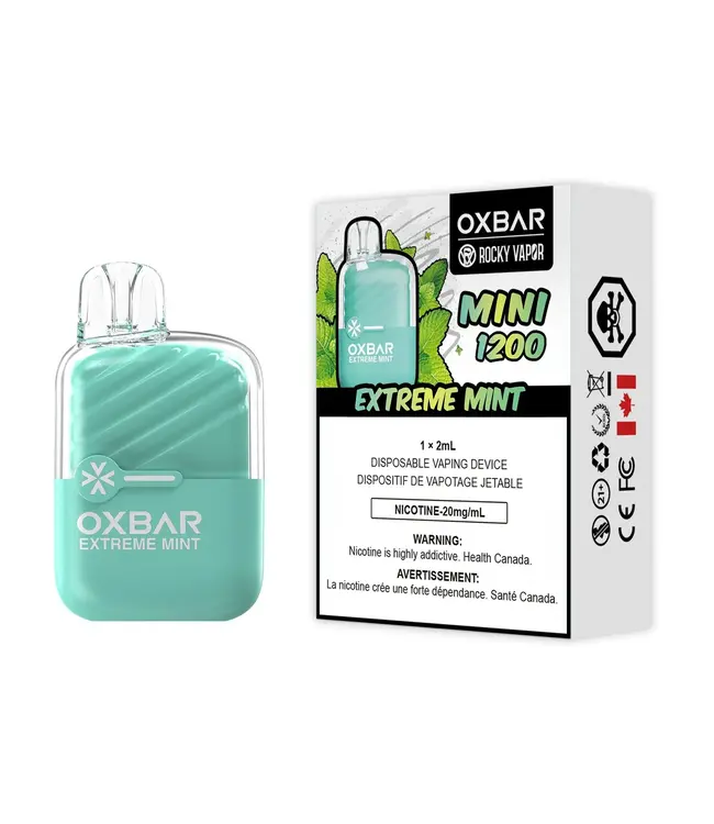 OXBAR MINI 1200 Disposable 2ml Extreme Mint (ONTARIO)
